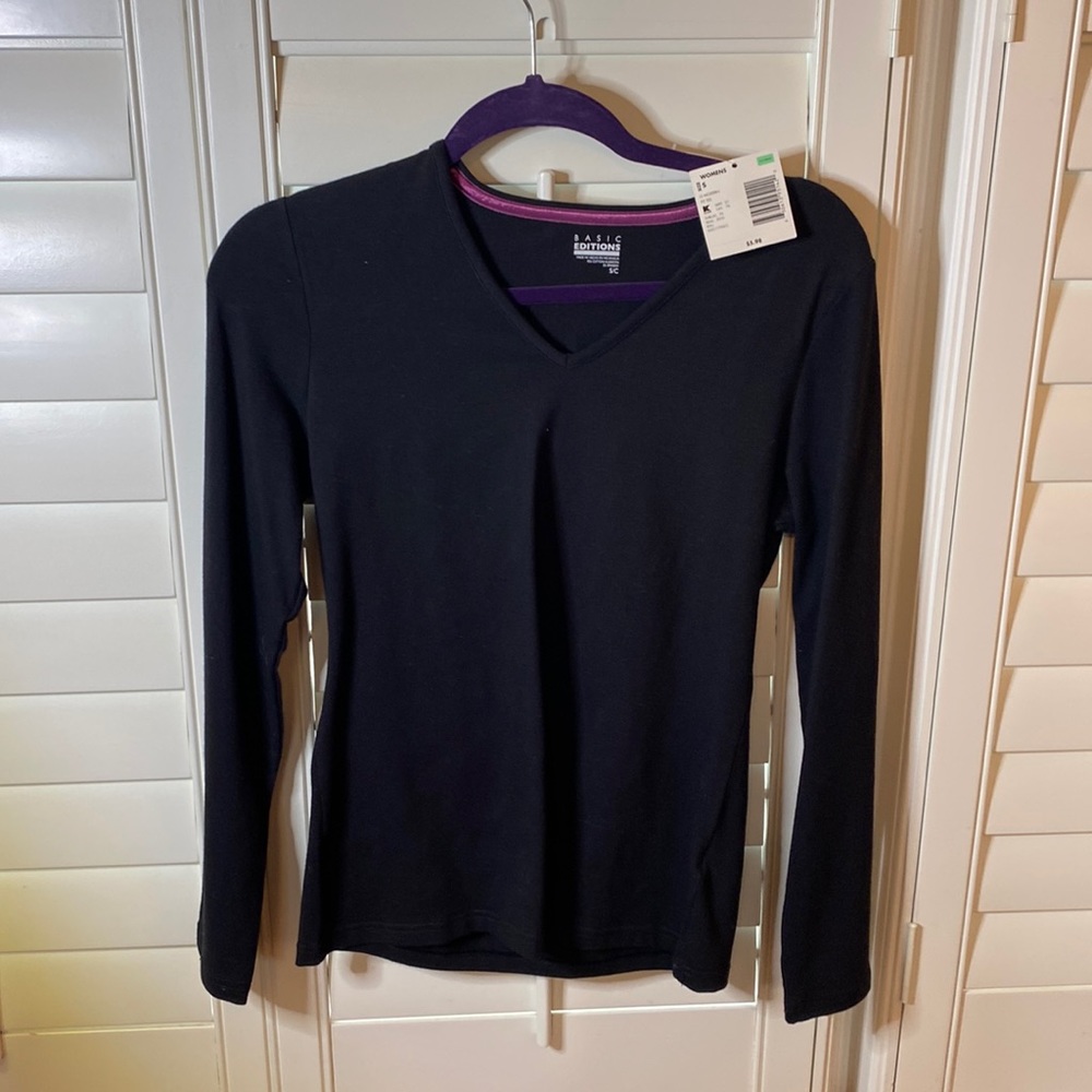 Kmart Long sleeve v neck tee nwt Jul2337